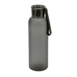 Matte RPET bottle with leak-proof lid, 600 ml black colour