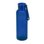 Matte RPET bottle with leak-proof lid, 600 ml blue colour first view