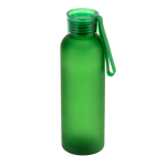 Matte RPET bottle with leak-proof lid, 600 ml green colour