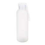Matte RPET bottle with leak-proof lid, 600 ml transparent colour