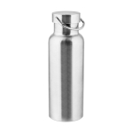 Partially recycled stainless steel bottle, 810 ml matt silver colour