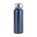 Partially recycled stainless steel bottle, 810 ml navy-blue colour