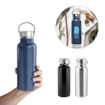 Partially recycled stainless steel bottle, 810 ml various colours