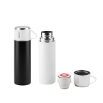 Double-wall stainless steel bottle with matte finish, 490 ml various colours
