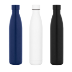 Vacuum-insulated double-wall stainless steel bottle, 1L various colours