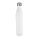 Double-wall stainless steel bottle, ideal for sublimation, 1L white colour first view