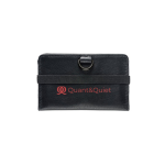 RFID-blocking wallet for 10 cards and coins black colour image with logo 2