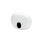 Recycled ABS wireless earphones with 4 hours of battery life white colour