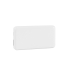 Extra-small external battery with 4,000 mAh capacity white colour first view