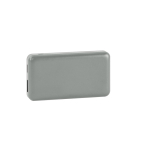 Extra-small external battery with 4,000 mAh capacity grey colour first view
