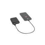 Power bank with charge level display and multiple ports, 8,000 mAh black colour second view
