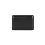 Eco-friendly power bank with charge indicator, 10,000 mAh black colour second view