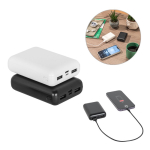 Eco-friendly power bank with charge indicator, 10,000 mAh various colours