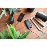 Eco-friendly power bank with charge indicator, 20,000 mAh still life view