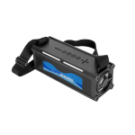 Portable speaker with BT 5.0 transmission and 16W equaliser black colour image with logo