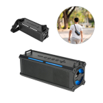 Portable speaker with BT 5.0 transmission and 16W equaliser various colours