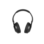 Foldable wireless headphones with 20 hours of battery life black colour first view