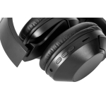 Foldable wireless headphones with 20 hours of battery life black colour fifth view