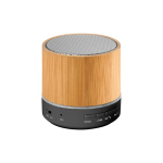 Eco-friendly portable speaker with BT 5.3 connection and 3W power natural colour