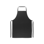 Cotton twill apron, perfect for cooking, 180 g/m2 black colour first view