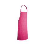 Cotton twill apron, perfect for cooking, 180 g/m2 pink colour