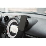 Magnetic phone holder for cars with 360-degree rotation black colour ambient view