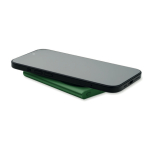 Magnetic fast-charging wireless charger with power bank, 15W dark green colour
