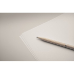 Set of 2 wheat straw pens with blue ink and graphite ink beige colour fifth photographic view