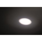 Rechargeable torch with 3 light settings and zoom function black colour photographic view