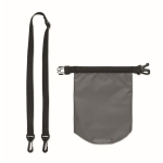 Waterproof bag for sports activities with 1.5L capacity dark grey colour fifth view