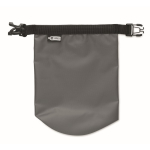 Waterproof bag for sports activities with 1.5L capacity dark grey colour eighth view