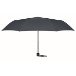 Windproof umbrella with pouch and storage compartment, Ø100 blue colour third view