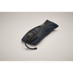 Windproof umbrella with pouch and storage compartment, Ø100 blue colour fourth photographic view