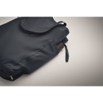 Windproof umbrella with pouch and storage compartment, Ø100 blue colour fifth photographic view