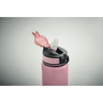 RPET bottle with spout and water consumption schedule, 1L