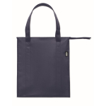 Non-woven cooler bag with aluminium insulation, 25L blue colour fourth view