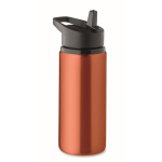 Recycled stainless steel bottle with spout and handle, 500 ml