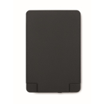 Magnetic power bank with built-in cables, 2,500 mAh black colour ninth view