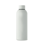 Drip-proof recycled stainless steel bottle 750 ml white colour