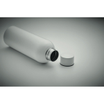 Drip-proof recycled stainless steel bottle 750 ml white colour