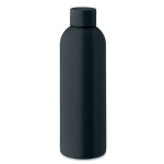 Drip-proof recycled stainless steel bottle 750 ml navy-blue colour