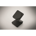 3-in-1 foldable magnetic ABS charger, also serves as a stand black colour fifth photographic view