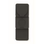 3-in-1 foldable magnetic ABS charger, also serves as a stand black colour eighth view