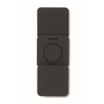 3-in-1 foldable magnetic ABS charger, also serves as a stand black colour ninth view