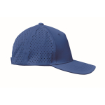 Polyester cap with ventilation holes and water-repellent finish sixth view