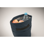 Personal cooler bag with roll-top closure and carry handle blue colour fourth photographic view