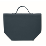 Personal cooler bag with roll-top closure and carry handle blue colour eighth view