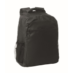 Laptop backpack with front and side pockets, 15” black colour
