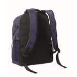 Laptop backpack with front and side pockets, 15” blue colour second view