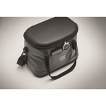 Canvas cooler bag with top opening, 40L dark grey colour main view